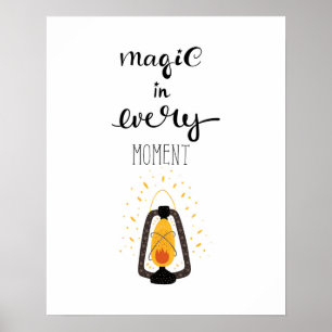 Poster Magie scandi moderne dans chaque instant pépinière