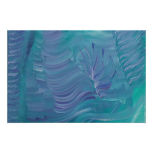 Poster Magie sous-marine Art abstrait coloré unique