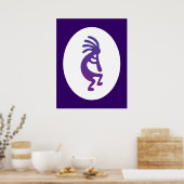 Poster Magie violette Kokopelli (Cuisine)