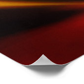 Poster Magique Africaine Rainbow femme colorée (Coin)