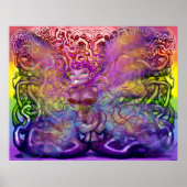 Poster magique Pixie Rainbow Twisted (Devant)
