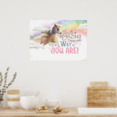 Poster Magique Unicorn mignonne Sweet Kid Toddler Baby Ro (Cuisine)