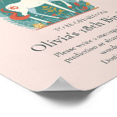 Poster Magique Unicorne Anniversaire Baby shower temps Ca (Coin)