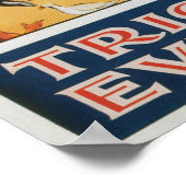 Poster magique vintage, Dante le magicien (Coin)