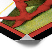 Poster magique vintage, Magicien Carter le grand (Coin)