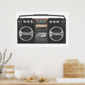 Poster Magnétophone à cassettes Boombox (Cuisine)