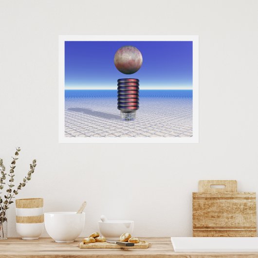 Poster Magnétron anti-gravité 2 (Cuisine)