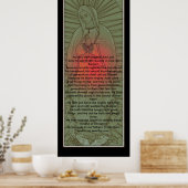 Poster Magnificat de la Sainte Vierge Marie (Cuisine)