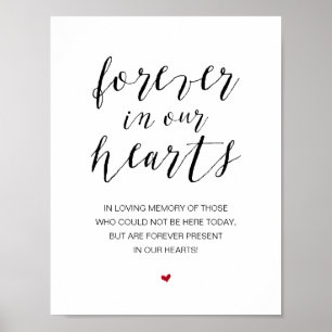 Poster Magnifique à jamais dans nos cœurs, Mémorial noir