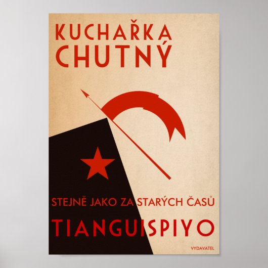 Poster Magnifique carnet de cuisines. (Devant)