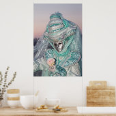 Poster Magnifique costume de carnaval, Venise (Cuisine)