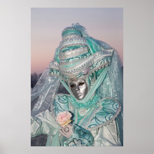 Poster Magnifique costume de carnaval, Venise (Devant)
