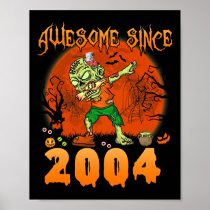 Poster Magnifique depuis 2004 Halloween 21e anniversaire