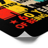 Poster Magnifique depuis juillet 1962 60e anniversaire Vi (Coin)