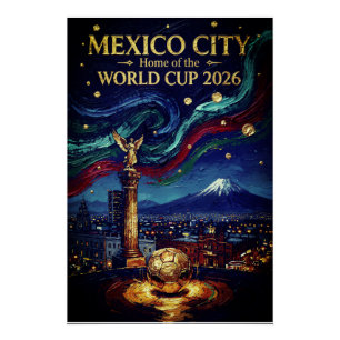 Poster Magnifique et Luxueux Œuvre d'Art de Mexico