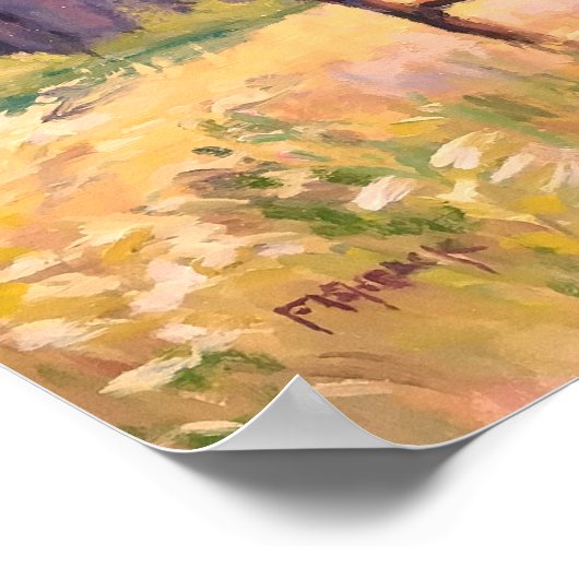 Poster Magnifique ferme d'automne en Illinois (Coin)