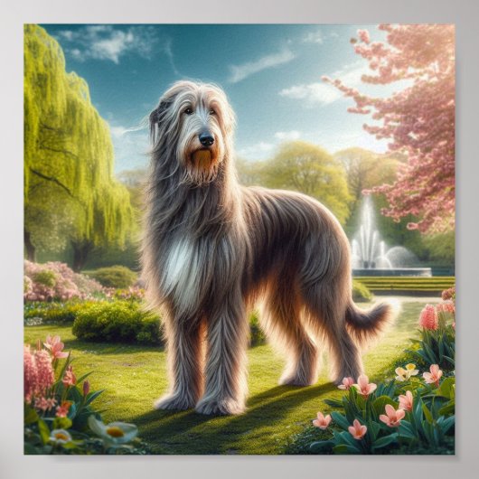 Poster magnifique Irish Wolfhound (Devant)