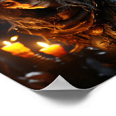 Poster Magnifique jeune Halloween sorcier Portrait magnif (Coin)