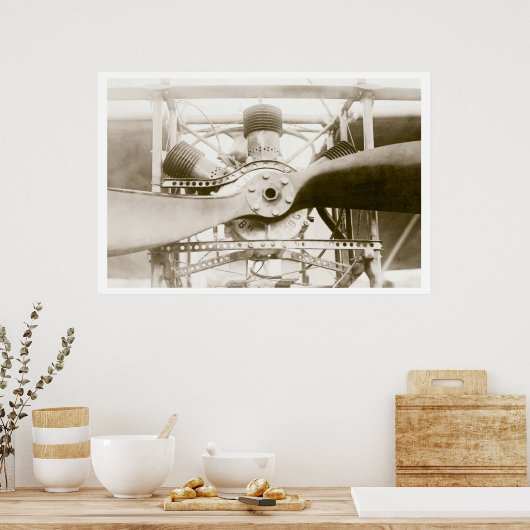 Poster Magnifique machine volante (Cuisine)