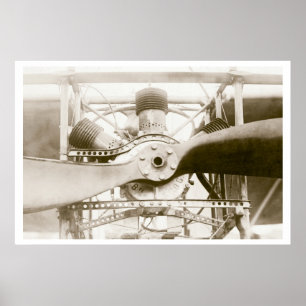 Poster Magnifique machine volante