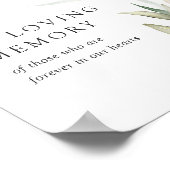 Poster Magnifique mariage à la mémoire de l'être cher ave (Coin)