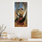 Poster Magnifique Mermaid D'Art Victorien Imprimé (Cuisine)