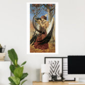 Poster Magnifique Mermaid D'Art Victorien Imprimé (Bureau à domicile)