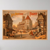 Poster Magnifique Nouveau Faust Nuremberg Allemagne Poste (Devant)