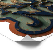 Poster Magnifique or IMAGINE (Coin)