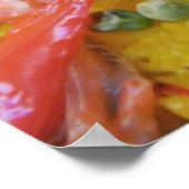 Poster Magnifique paella rapprochée (Coin)