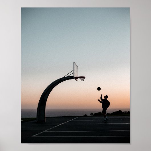 Poster Magnifique panier de basket (Devant)