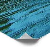 Poster magnifique photo paysage - lac, montagne, (Coin)