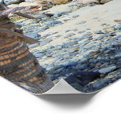 Poster Magnifique plage tropicale turquoise (Coin)