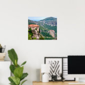 POSTER MAGNIFIQUES MÉTÉORA EN GRÈCE (Bureau à domicile)