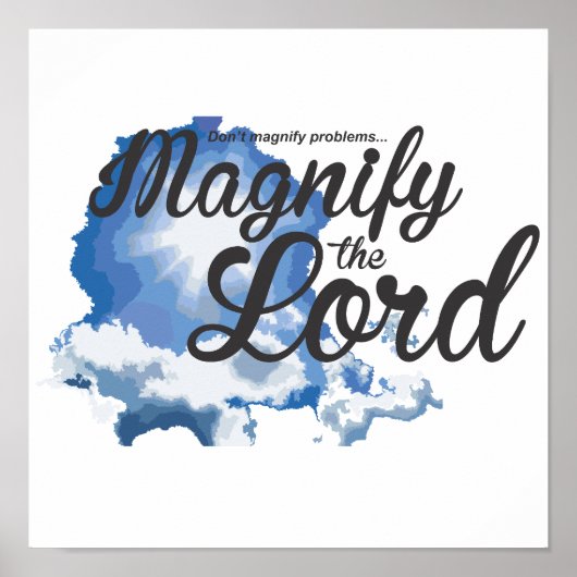 Poster Magnify the Lord (Devant)