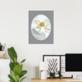 Poster Magnolia blanc (Bureau à domicile)