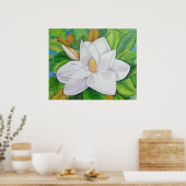 Poster Magnolia blossom (Cuisine)
