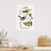 Poster Magnolia Warbler, John Audubon (Cuisine)