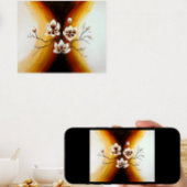 Poster Magnolias, acrylique -