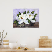 Poster Magnolias du Sud (Cuisine)