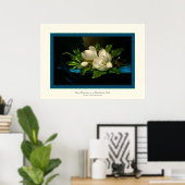 Poster Magnolias géant~ Martin Johnson Heade (Bureau à domicile)