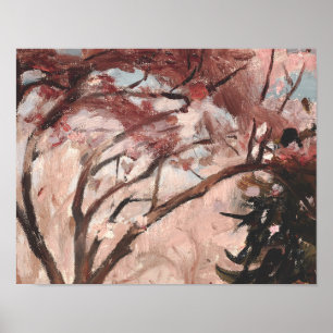 Poster Magnolias vintage