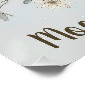 Poster Magpie oiseau bébé dormir sur la Lune (Coin)