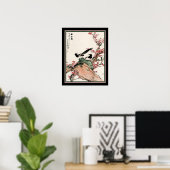 Poster Magpies et fleurs de prune chinois Imprimer 16x20 (Bureau à domicile)