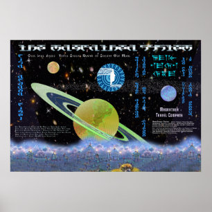 Poster Magrathea Interplanetary Travel Company