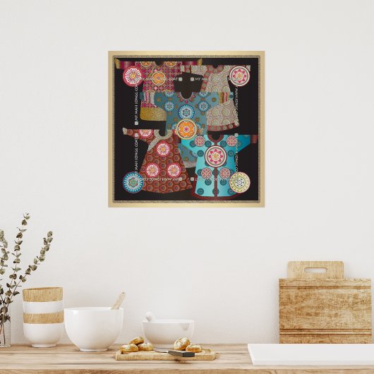 Poster Mah Jongg Coat (Cuisine)