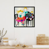 Poster Mah Jongg Fête des mères 2 (Cuisine)