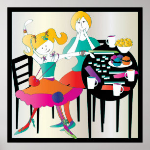 Poster Mah Jongg Fête des mères 2