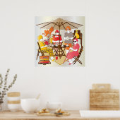 Poster Mah Jongg Tea Party (Cuisine)