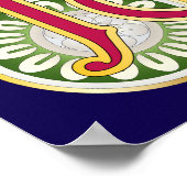 Poster Mah Jongg Valentine I Love MJ (Coin)